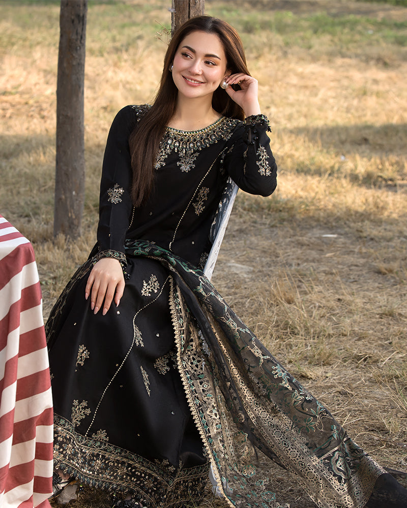 Alaya 3Pc- Embroidered dress