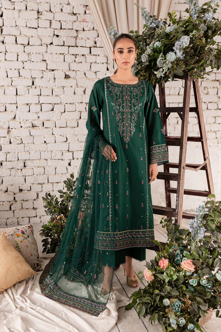 Orion 3Pc - Embroidered Cotton Dress