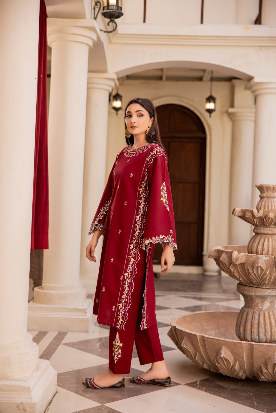 WINTER - BEST SELLING - RUBE ROSE - 2PC EMBROIDERED SUIT