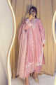 BEST SELLING - ROSE BLUSH 3PC EMBROIDERED DRESS