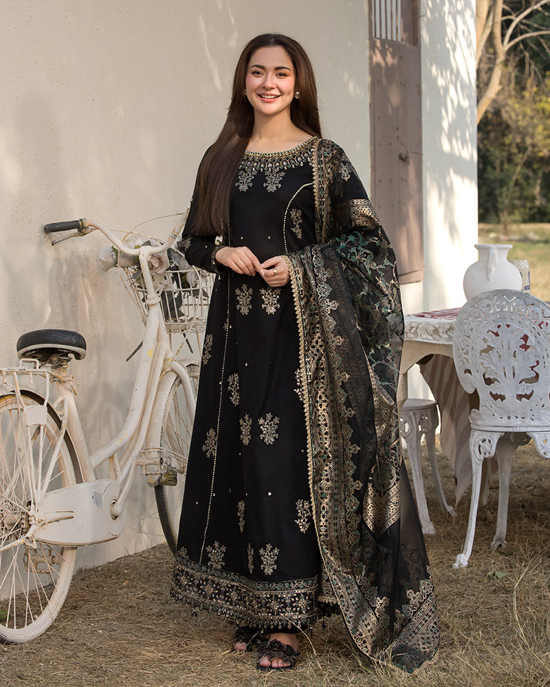 Alaya 3Pc- Embroidered dress