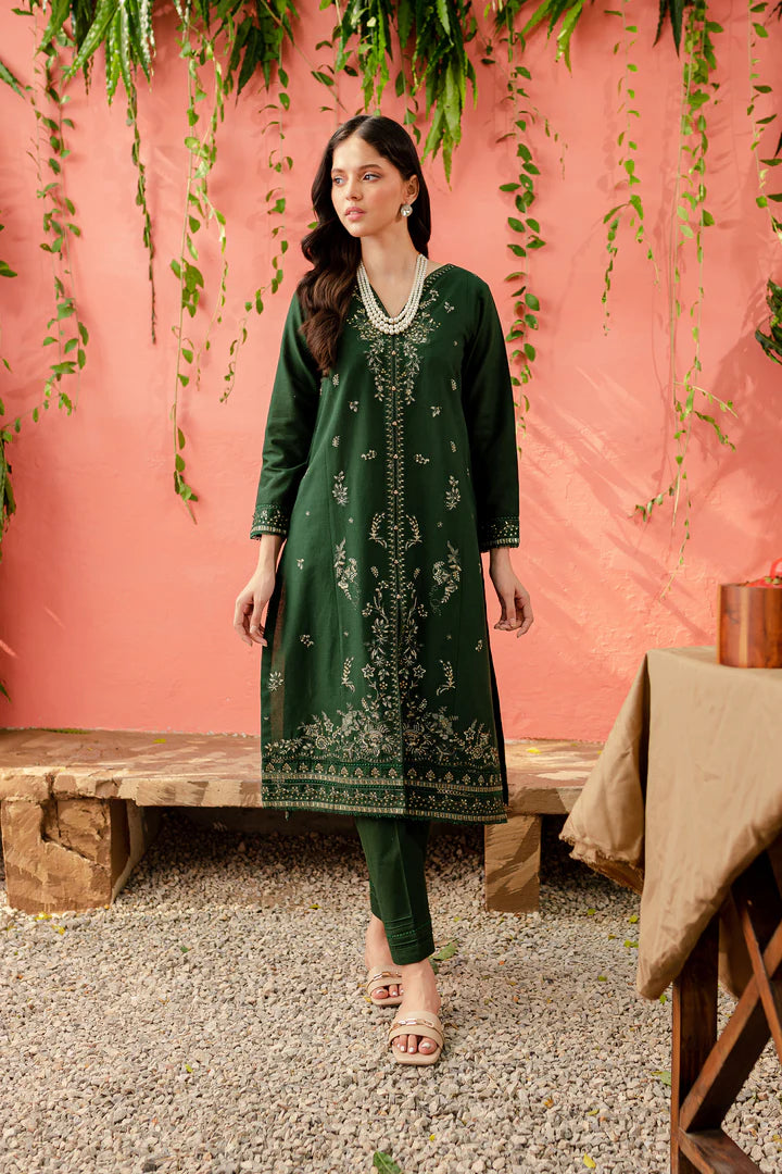 Liana 2Pc - Embroidered Cotton Dress