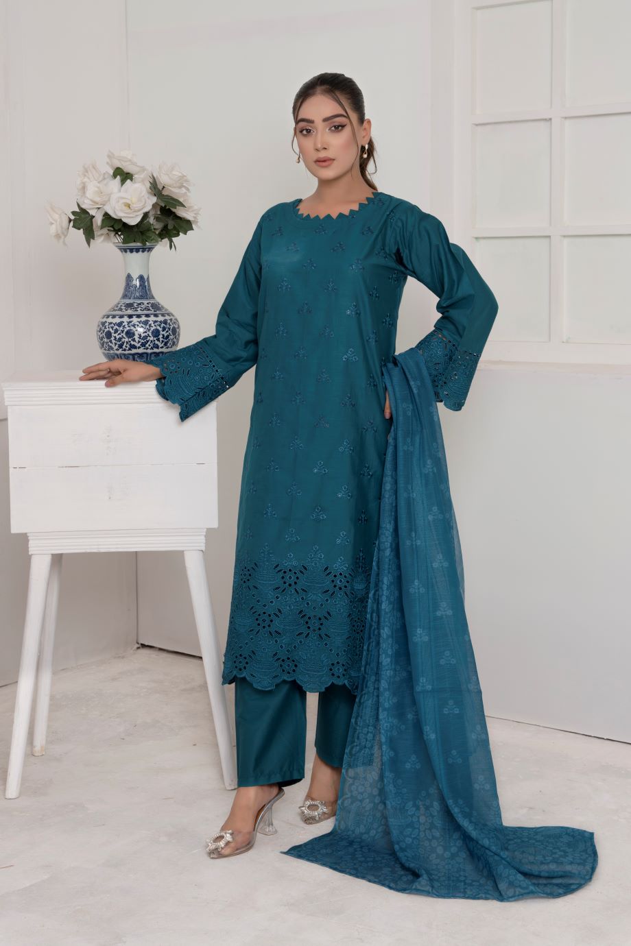Mable  - 3PC EMBROIDERED SUIT