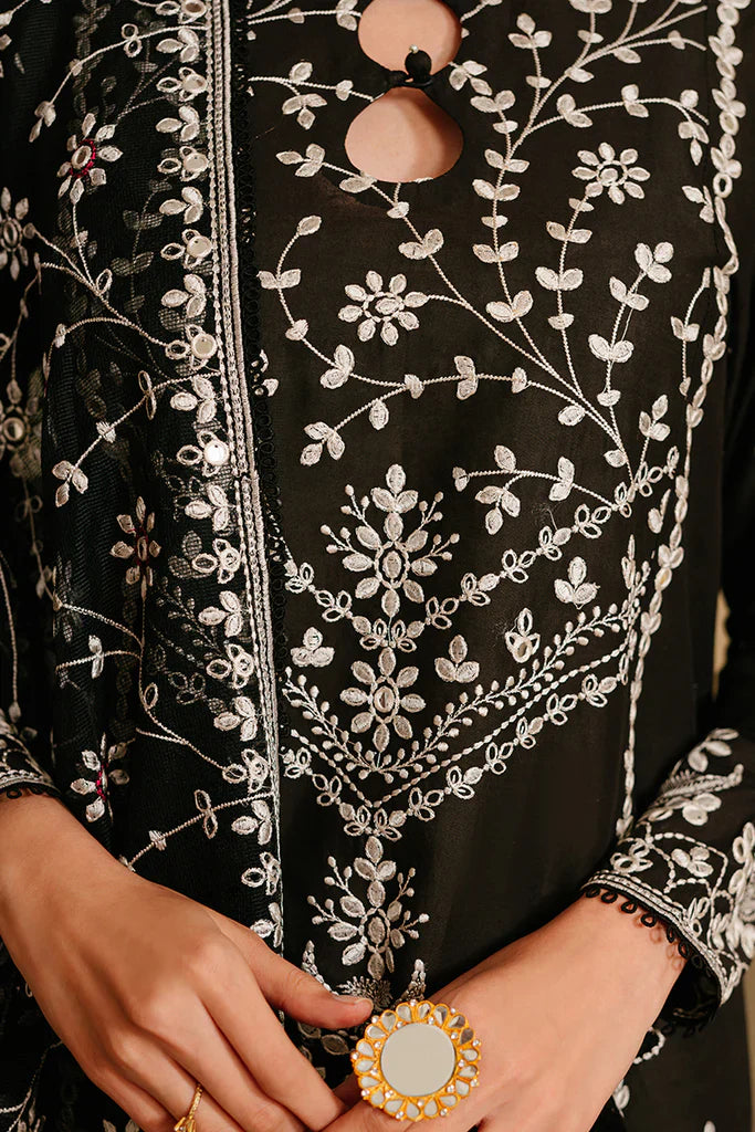 WINTER - Best Selling - Noir Ornate 3Pc Embroidered Suit