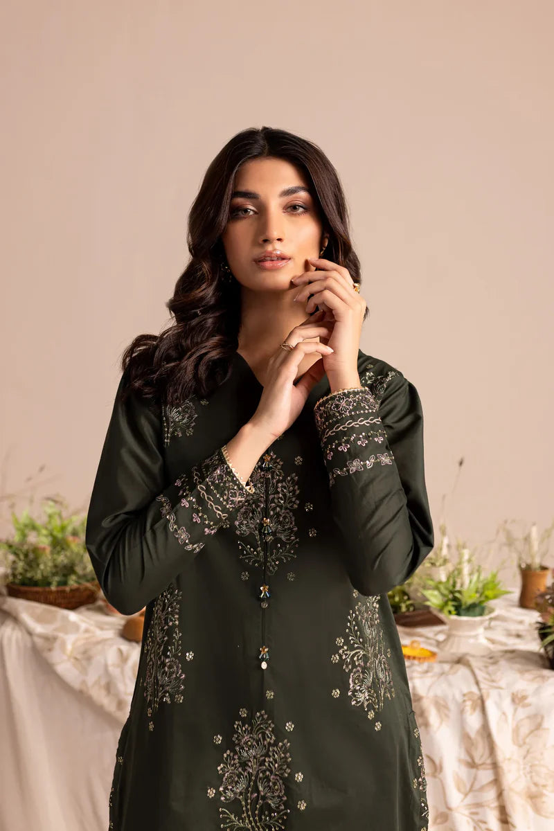 WINTER - Zale 2Pc - Embroidered Dress