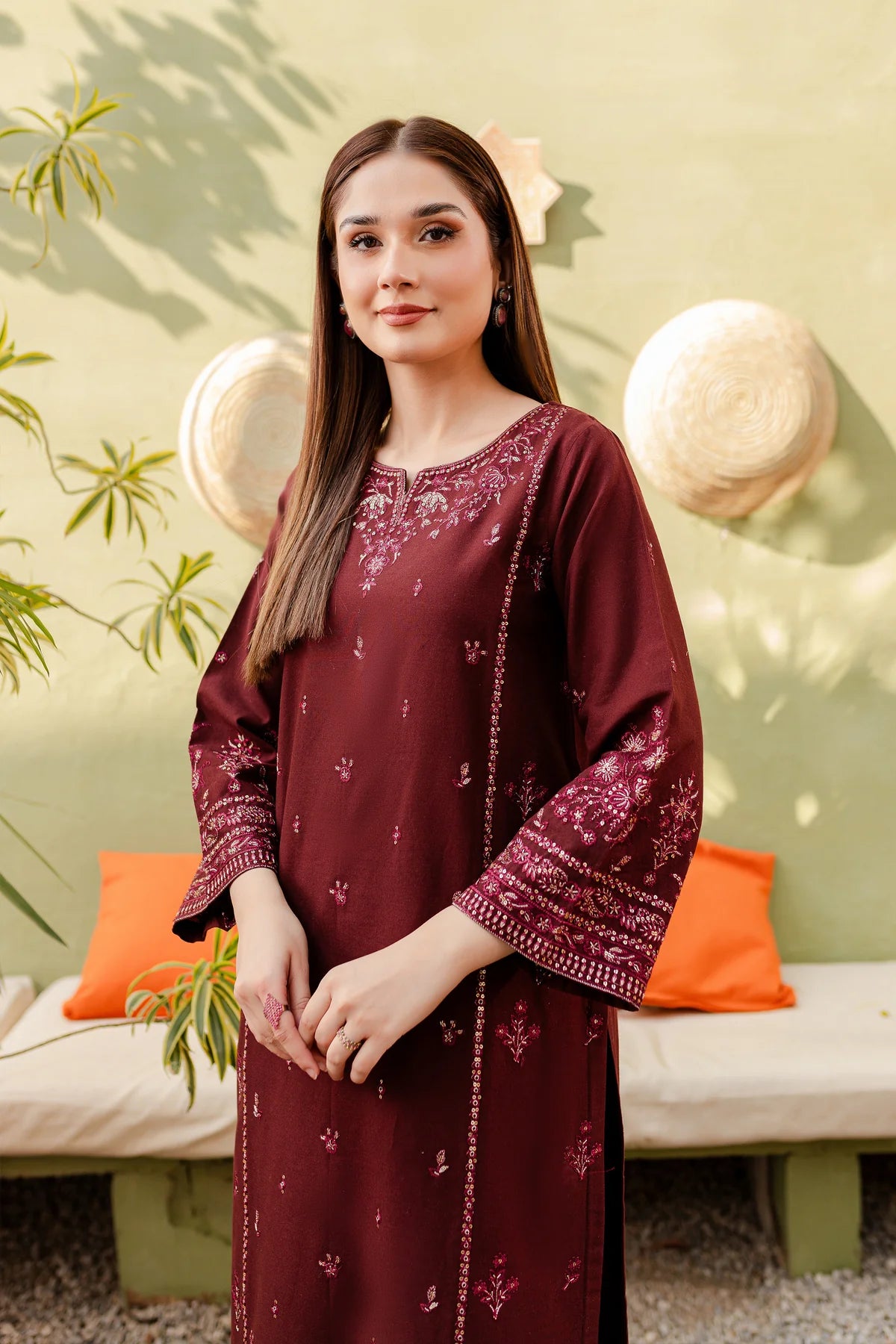 Starlet 2Pc - Embroidered Dress