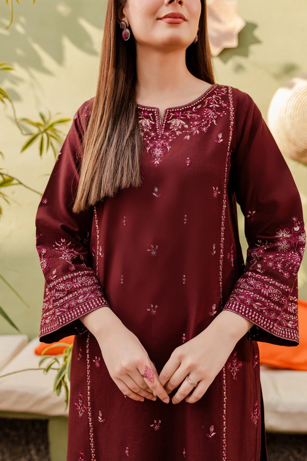 Starlet 2Pc - Embroidered Dress